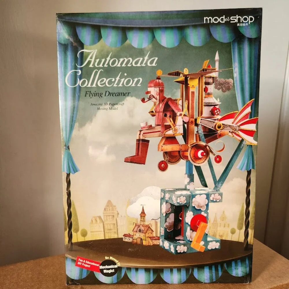 NEW Paper Toy Automatron Automata Papercraft 3D Puzzle Engineering Machine STEM